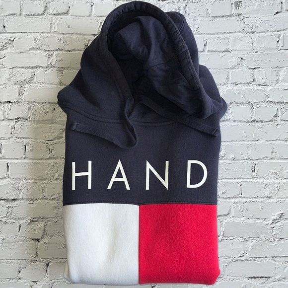 Ghanda Tops - GHANDA | Tricolour statement hoodie
